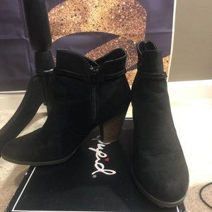 Black Suede Booties